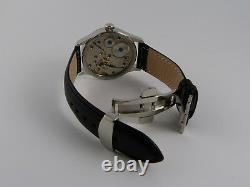 Montre CLASSIC BLACK SUNRAY 41mm PURE MECANIQUE Type Unitas 6498 SAPHIR watch