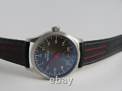 Montre MONO Sunray Black 41mm PURE MECANIQUE Type Unitas 6498 Single hand watch