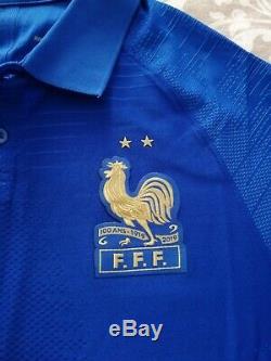 Nike Fff Maillot Equipe France Centenaire Vapor Pro Stock Player Issue M