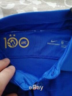 Nike Fff Maillot Equipe France Centenaire Vapor Pro Stock Player Issue M