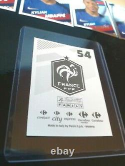 PANINI MBAPPE 2018 Rookie WORLD CUP X 10 STICKERS 9 SILVER + 1 GOLD NEW MINT