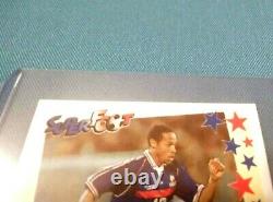 PANINI SUPERFOOT 1998/99 THIERRY HENRY X3 ROOKIE NEW MINT World cup France 98