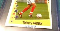 PANINI THIERRY HENRY ROOKIE X3 NEW MINT 10/10 1998 World cup France 98/99