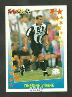 Panini Zidane 1997 1998 Juventus Supercalcio New Very Rare Superfoot 97 France