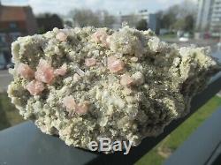 Pink Fluorite quartz Fluorine rose (12 cm) Pointe Kurtz, Mont Blanc, France