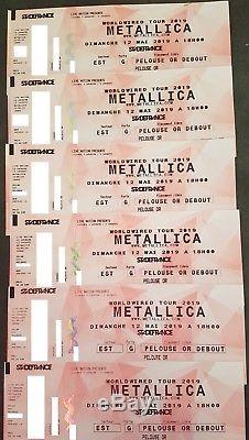 Place(s) Pelouse Or Concert Metallica Paris Stade De France 12/05/19 + Album