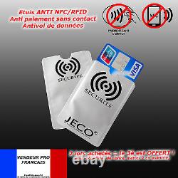 Pochette de protection RFID NFC pour carte bancaire Etui protecteur CB sécurité