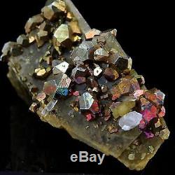 Pyrite, Siderite, Quartz. 185.1 ct. Mésage Mine, Vizille, France. Rare