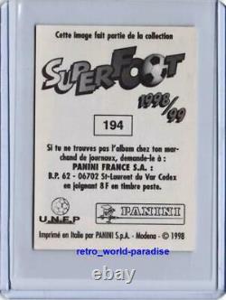 RARE Panini Thierry Henry Superfoot 98 99 1998/99 Monaco N°145 + France N°194