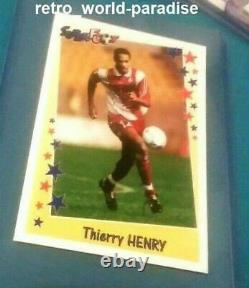 RARE Panini Thierry Henry Superfoot 98 99 1998/99 Monaco N°145 + France N°194