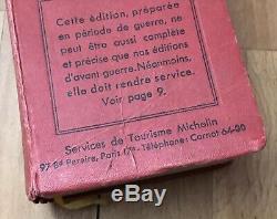 Rare Et Tres Bel Etat @ Guide Rouge France Michelin 1945 @ Michelin Bibendum Top
