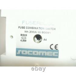 SOCOMEC FUSIBLE Combinaison Commutateur LTH 200 A UI 800 V (36416019)