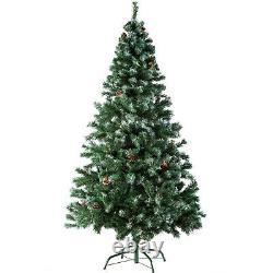Sapin de Noël Arbre de Noel Artificiel 705 Branches + Pied En Métal 180cm Vert