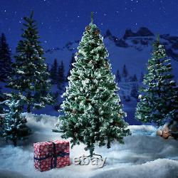 Sapin de Noël Arbre de Noel Artificiel 705 Branches + Pied En Métal 180cm Vert