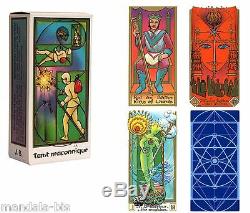 Tarot Maçonnique de Jean Beauchard 78 cartes & livret (Masonic Tarot Deck)