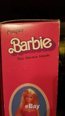 Ultra Rare Barbie Star Cheveux Tresses Made In France 1982 Twirly Curls Nrfb