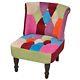 Un ou deux fauteuils de style France design patchwork multi couleur élégant
