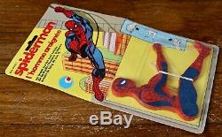 Vintage 1979 Spiderman L'homme araignée MOC blister neuf France no Mego Goldorak